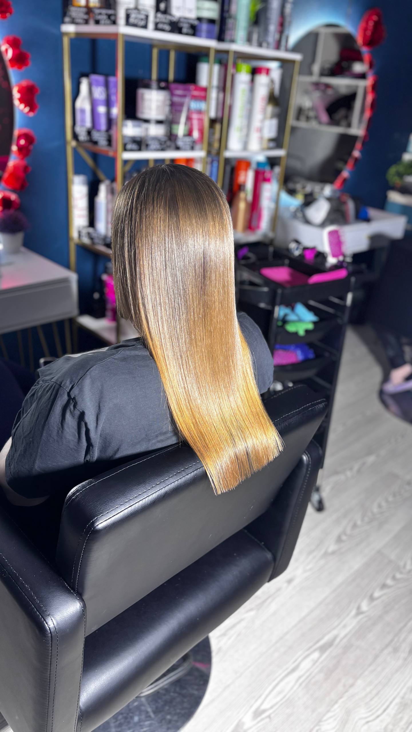 Пример работы по восстановлению волос 4