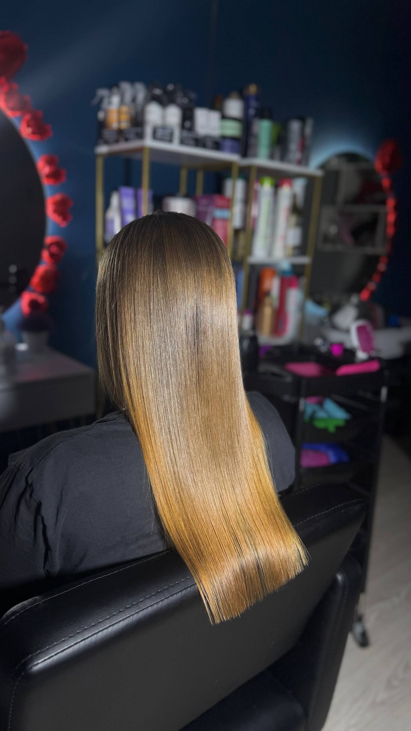 Пример работы по восстановлению волос 6